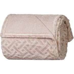 Manta Casal Brushed New Microfibra Flannel 100% Poliéster 180x230