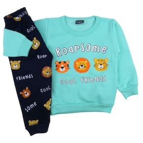 Conjunto Bebê Casaco Calça Silk Animais Inverno PMG Moletom