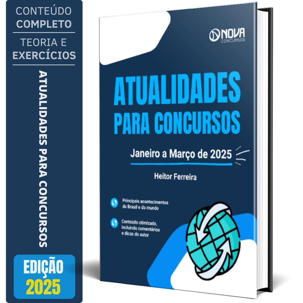 Livro Atualidades Para Concursos - Janeiro A Março De 2025