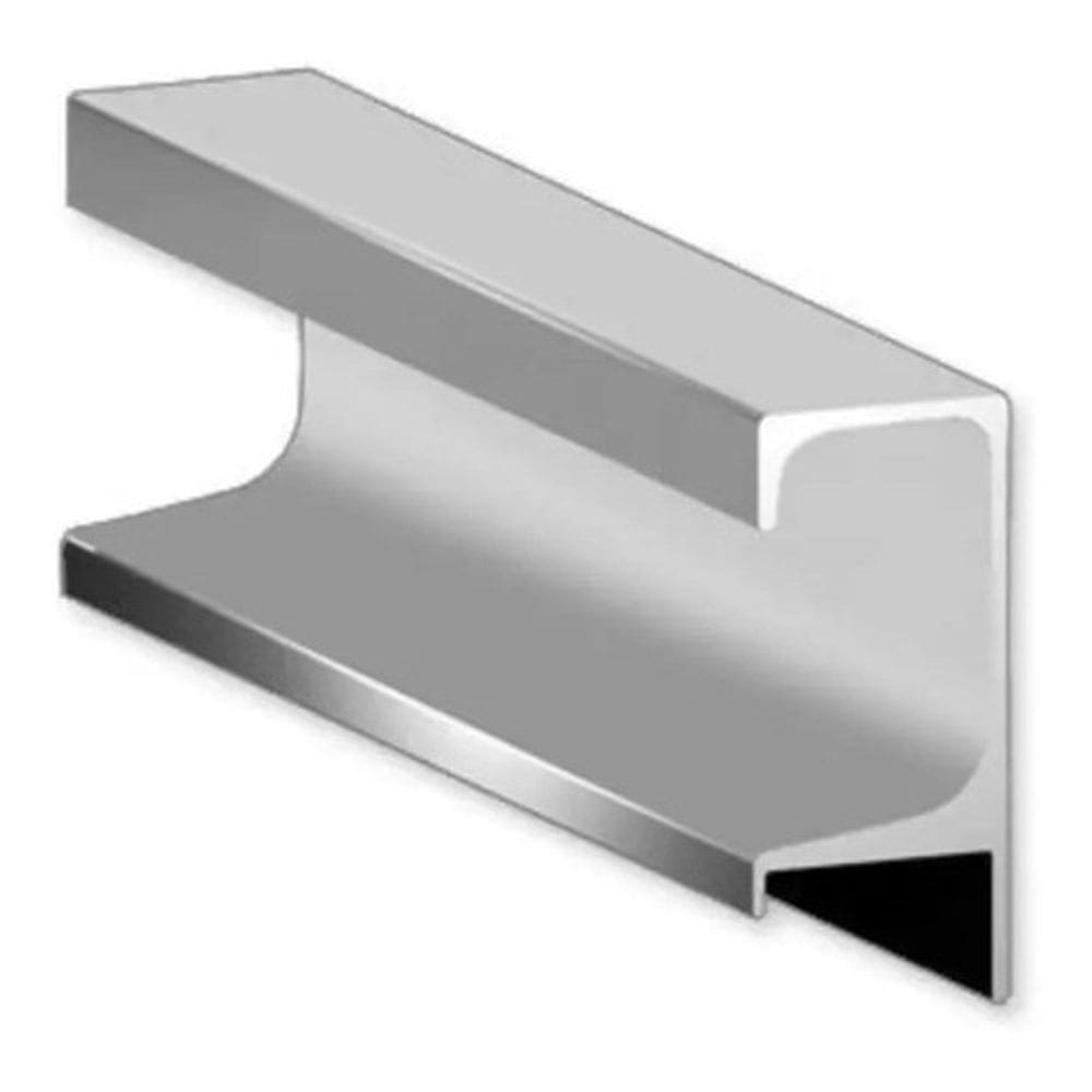 Perfil Puxador Alumínio Móveis Armário Gaveta acetinado 5002 Gola Pauma 15mm