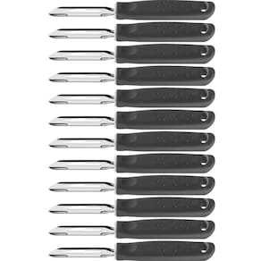 12 Descascadores Manuais Tramontina Aço Inox Restaurante Utilitá Batata Fruta Legumes