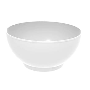48 Travessas Redondas Crippa Tigelas Brancas Sobremesa Salada Restaurante Buffet