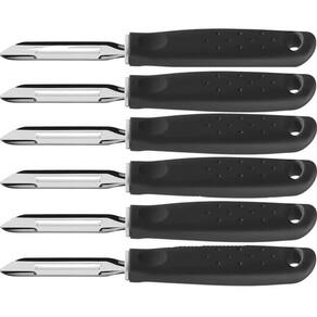 6 Descascadores de Batata Aço Inox Manual Tramontina Utilitá Frutas Legumes Preto