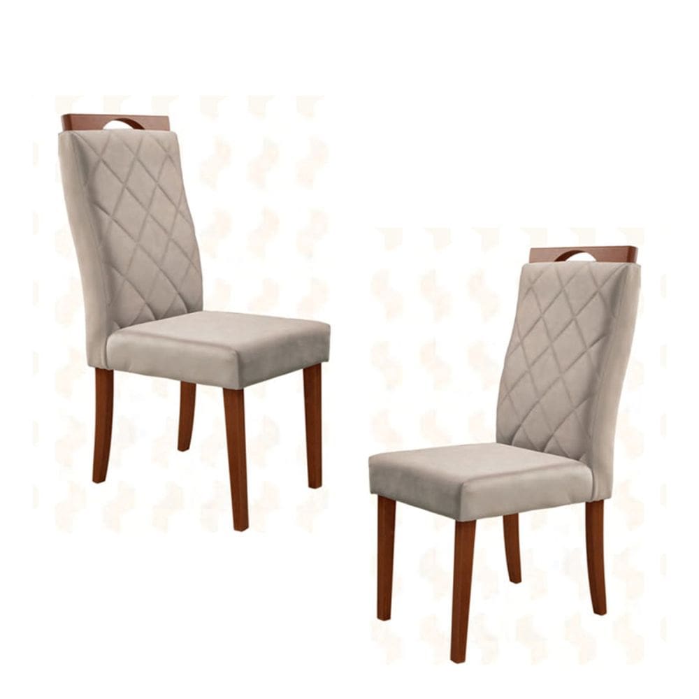 Cadeiras para Mesa de Jantar Estofada - Lisboa - Art Salas