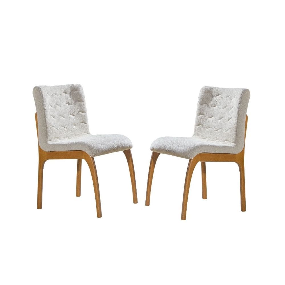 Cadeiras para Mesa de Jantar Estofada - Siena - Art Salas