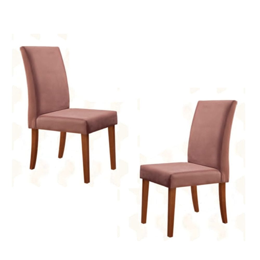Cadeiras para Mesa de Jantar Estofada - Roma - Art Salas