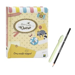 Meu Lindo Diário Livro Infantil Com Caneta Mágica +Lápis