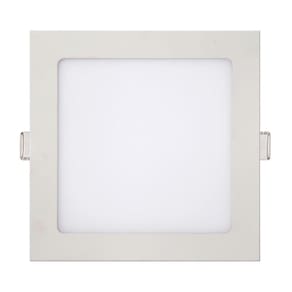 Painel de Led Embutir Quadrado 18W Kian Branco Bivolt