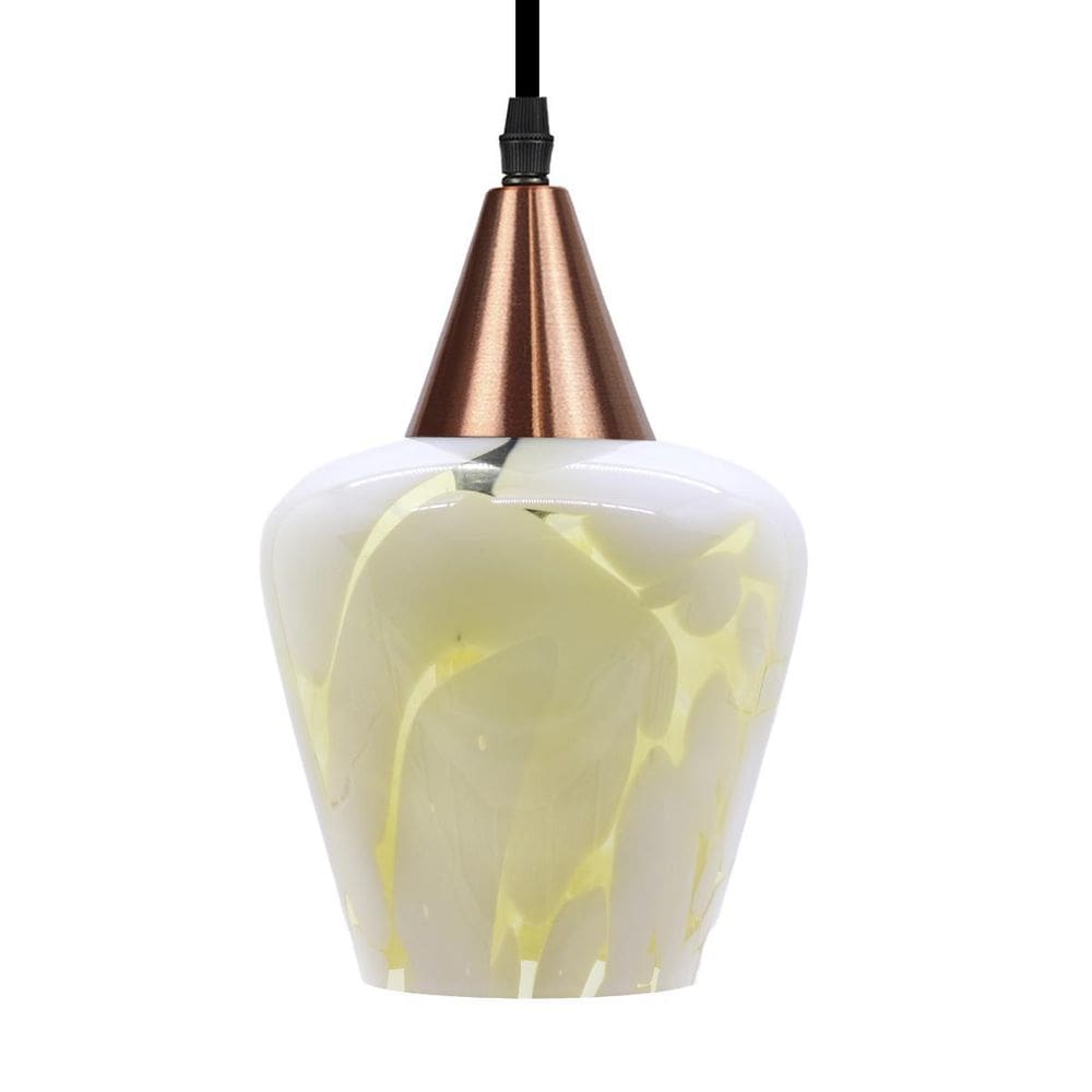 Lustre Pendente Taschibra Monalisa Murano E27 Bivolt Cobre