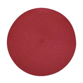 Jogo Americano Redondo Fresno Espiral Cereja 38cm Unidade - Lyor