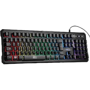 Teclado Gamer USB ELG FLAKES Power Battle Rainbow FLKT001