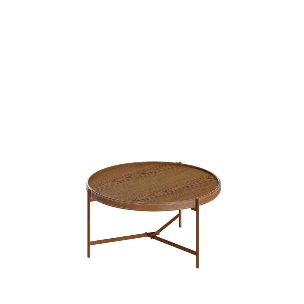 Mesa de Centro Aqua Imcal Freijó Cobre 62075 Redonda Sala