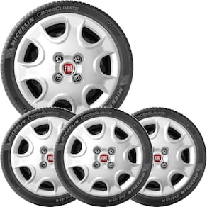 4X Calota Fiat Palio Novo Uno Siena Aro 14 Com Emblema 070Cb