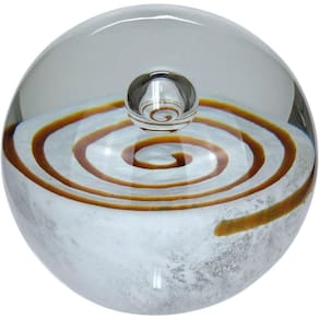 Esfera Decorativo Enfeite Home&co Vidro 10x10x10cm Amarelo
