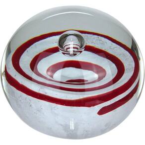 Esfera Decorativa Enfeite Home&co Vidro 8x8x8cm Vermelho