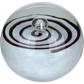 Esfera Decorativa Enfeite Home&co Vidro 10x10x10cm Marrom