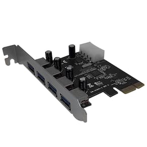 Placa Pci-e Controladora Comtac, 4 Portas Usb 3.0 - 27129349-r.03