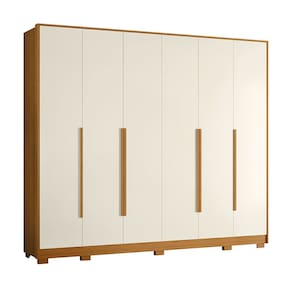 Guarda Roupa Fascínio 6 Portas Albatroz Moveis