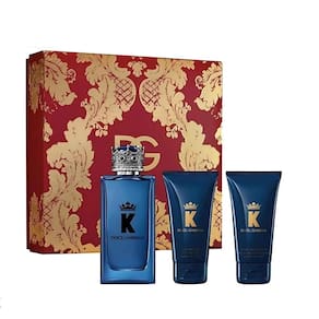 Perfume Dolce & Gabbana K para homens, Eau De Parfum, conjunto de presente de 100 ml