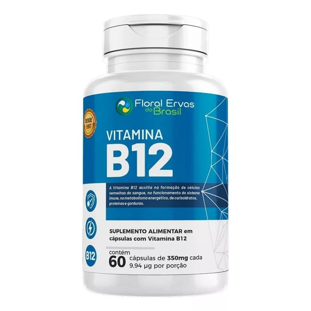 Vitamina B12 60 Cápsulas - Floral Ervas