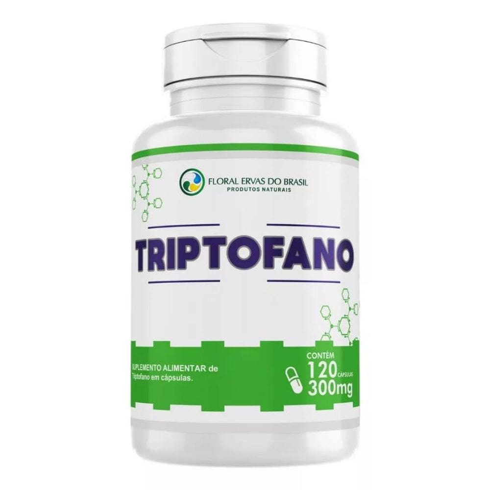 Triptofano 300mg 120 Cápsulas - Floral Ervas