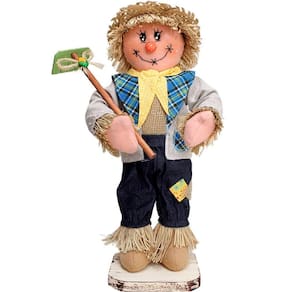 Espantalho Decoração Festa Junina Caipira Rastelo Milho 50cm Menino