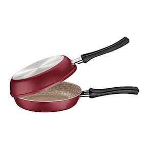 Omeleteira Tramontina Aluminio 20cm Loreto Vermelho