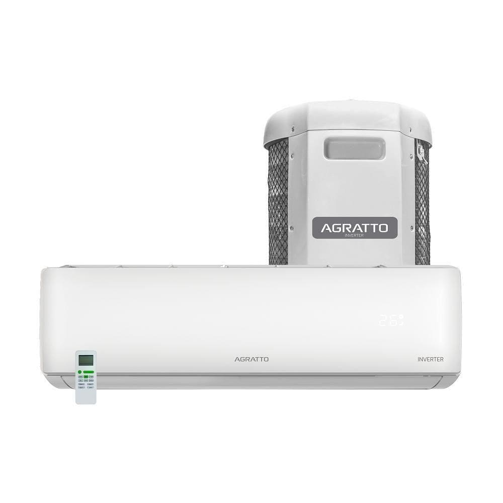 Ar Condicionado Split Agratto Hi Wall Liv Top Inverter BTU/h Quente e Frio Monofásico Branco LCST24QF-02I - 220V