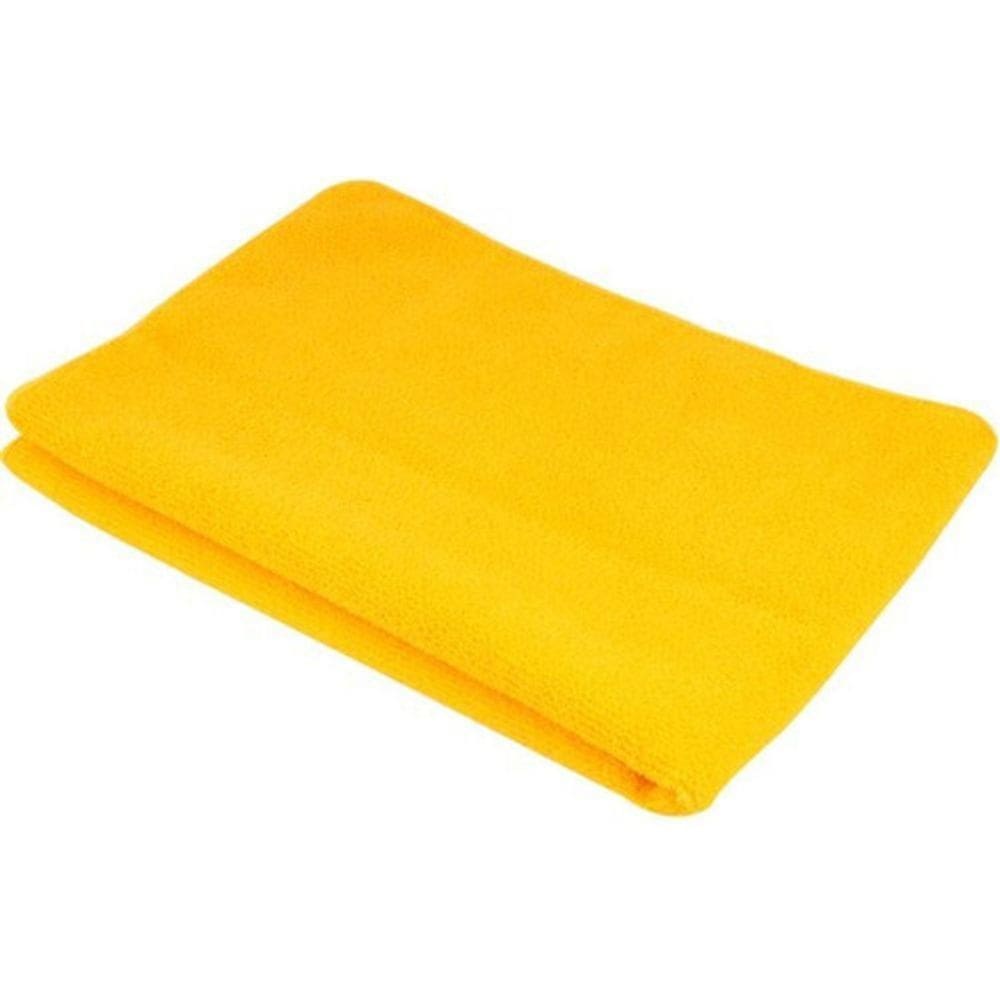 Toalha De Microfibra amarela automotiva 310g 60cm Secagem Rápida Sem Riscos