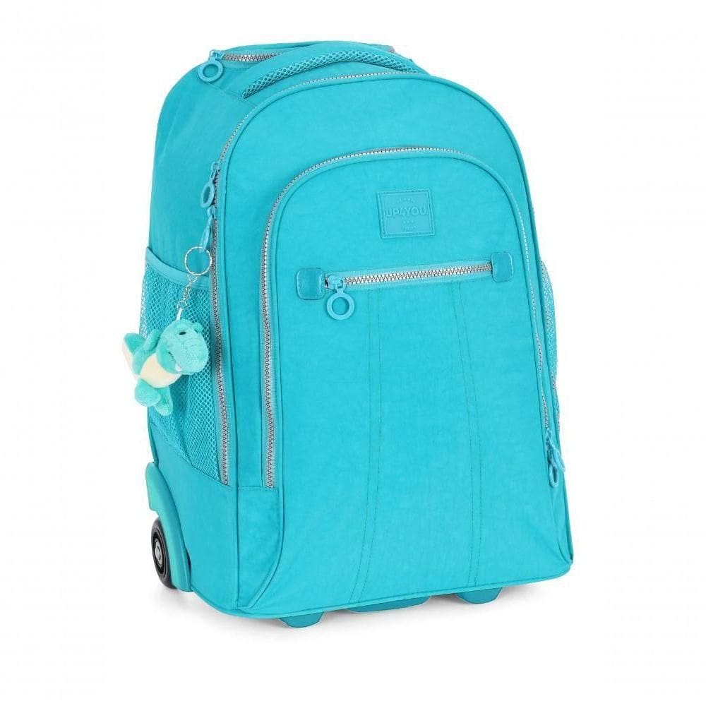 Mochila Com Rodas Verde - Unico Verde