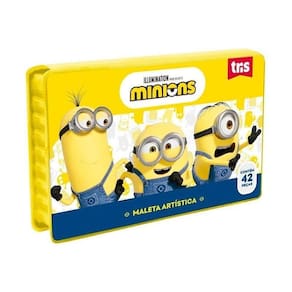 Maleta Artistica Minions 42pcs