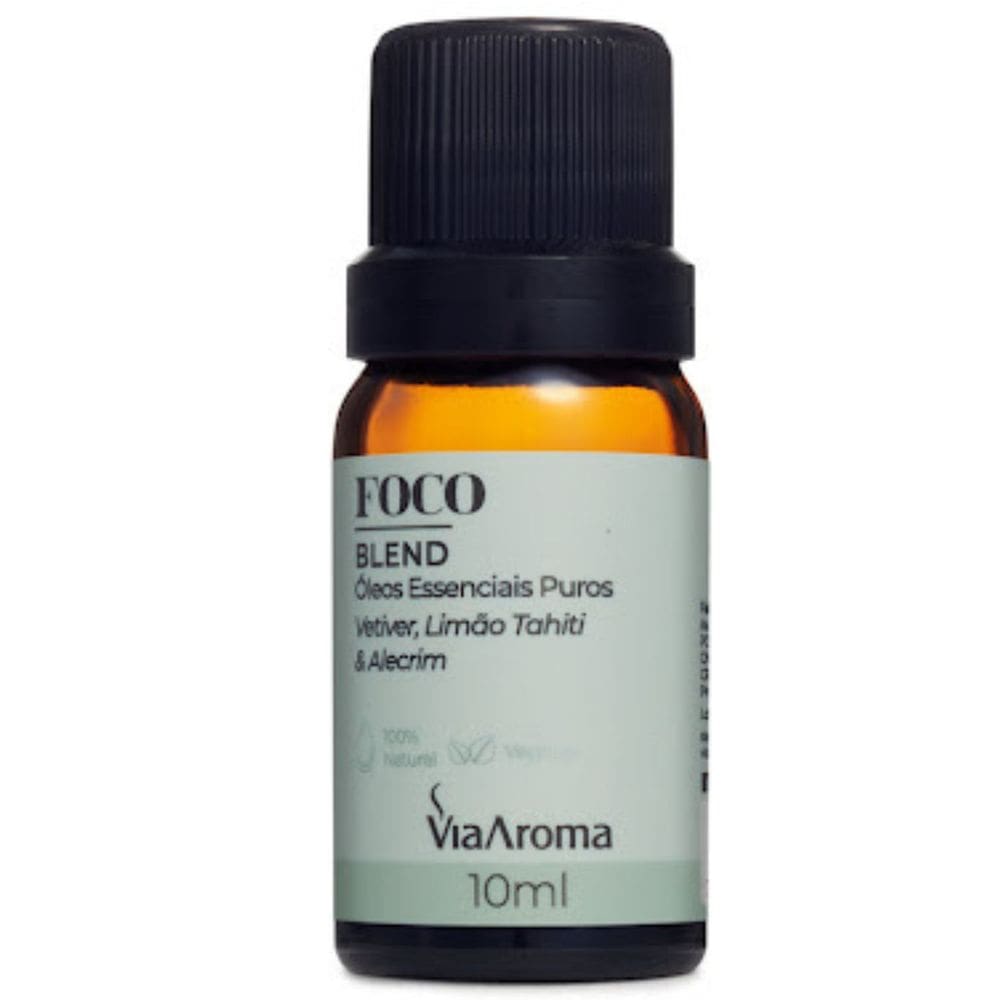 Blend Óleos Essenciais Foco 100% Puro Via Aroma Aromaterapia