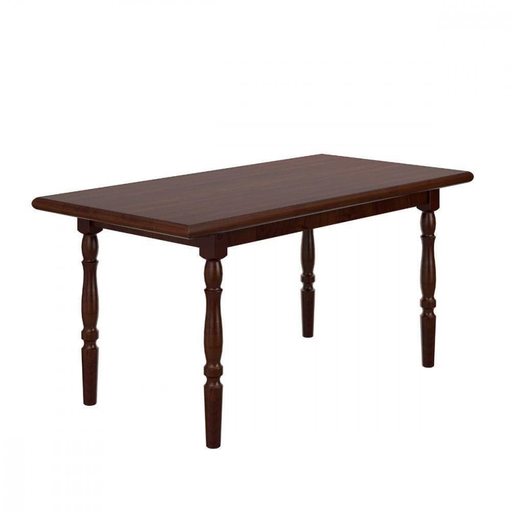 Mesa De Jantar Madeira E Mdp 160x80cm Castanho Piratini Castanho