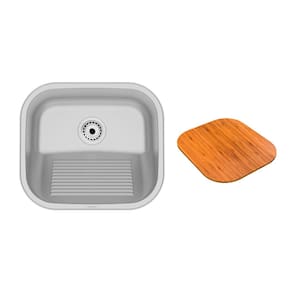 Tanque Tramontina Hera Compact 19 40x35 94404117 Aço Inox Escovado