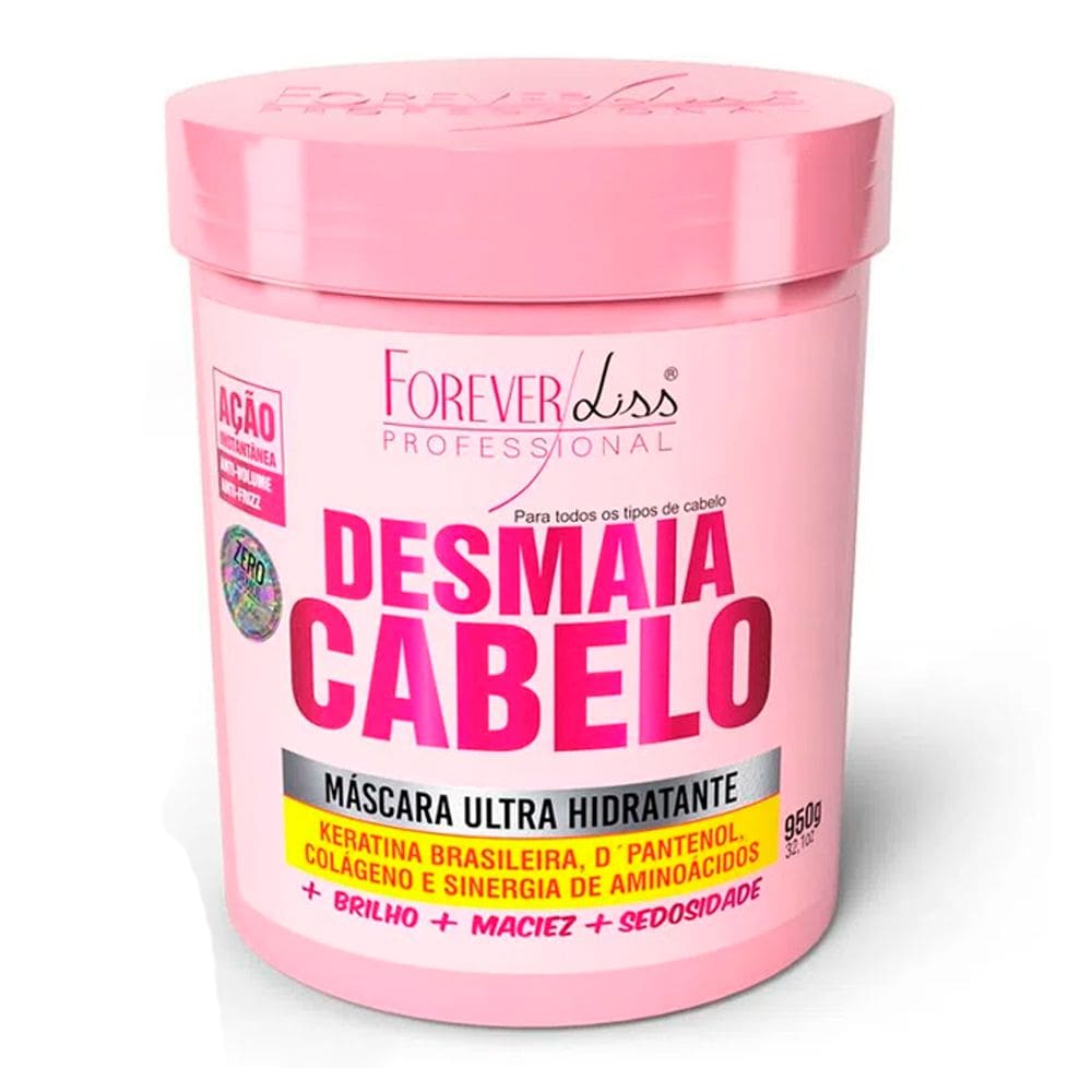 Mascara Ultra Hidratante Desmaia Cabelo 950g Forever Liss