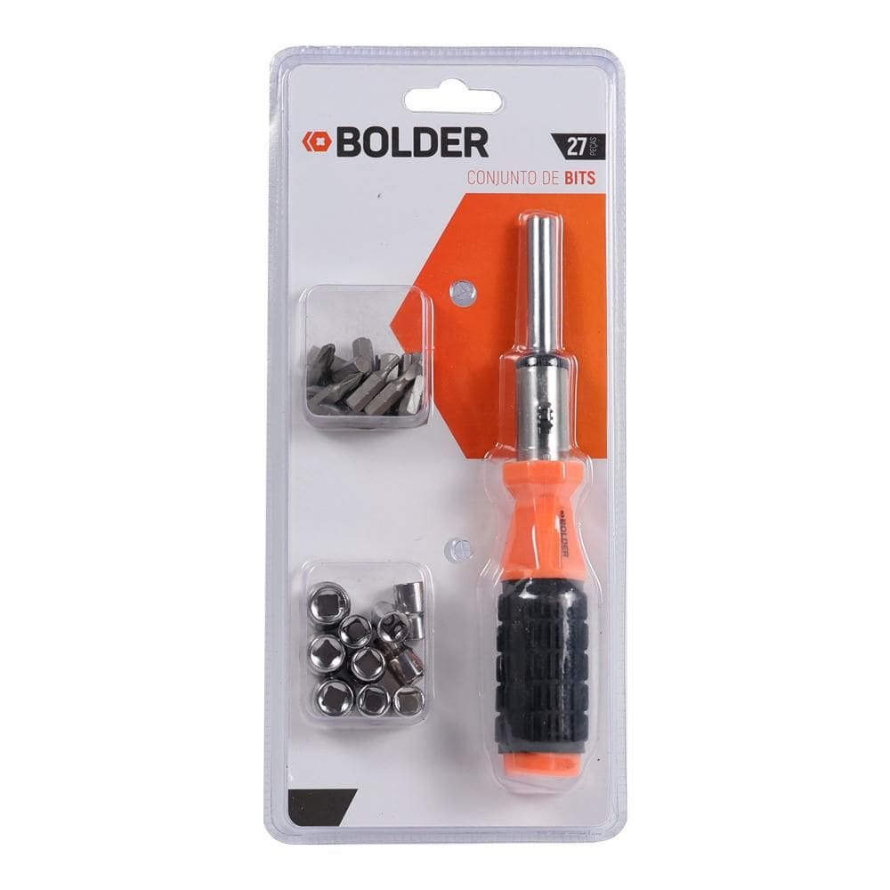 Jogo de Bits e Soquetes 27 Peças Bolder