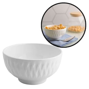 Tigela Bowl Porcelana Branca Balloon 300ml Caldos, Sopas ou Servir - Lyor