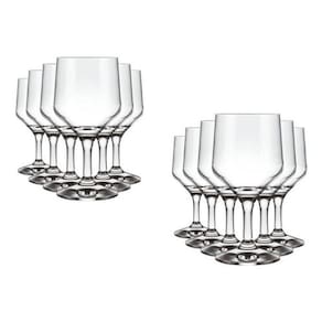 Jogo 12 Taças Sm Buffet 260Ml Peças Vinho Champanhe Drinks
