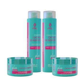 Kit Capilar Cachos De Respeito Any Liss 4 Itens