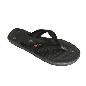 Chinelo Dedo Baixo Fino Magnético Kelly Preto 33 Par - Terumi