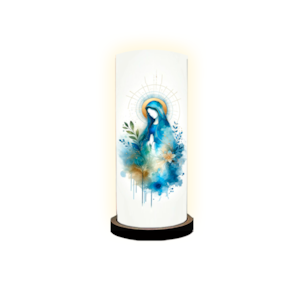 Abajur Lumiraria Decorativo Tema Nossa Srª Aparecida Mod. 2