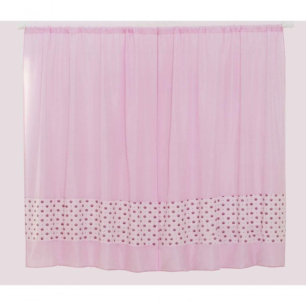 Cortina Princesa Deluxe Para Quarto - 2,00m X 1,70m Em 100% Poliéster, Estilo E Proteção Para O Seu Ambiente!