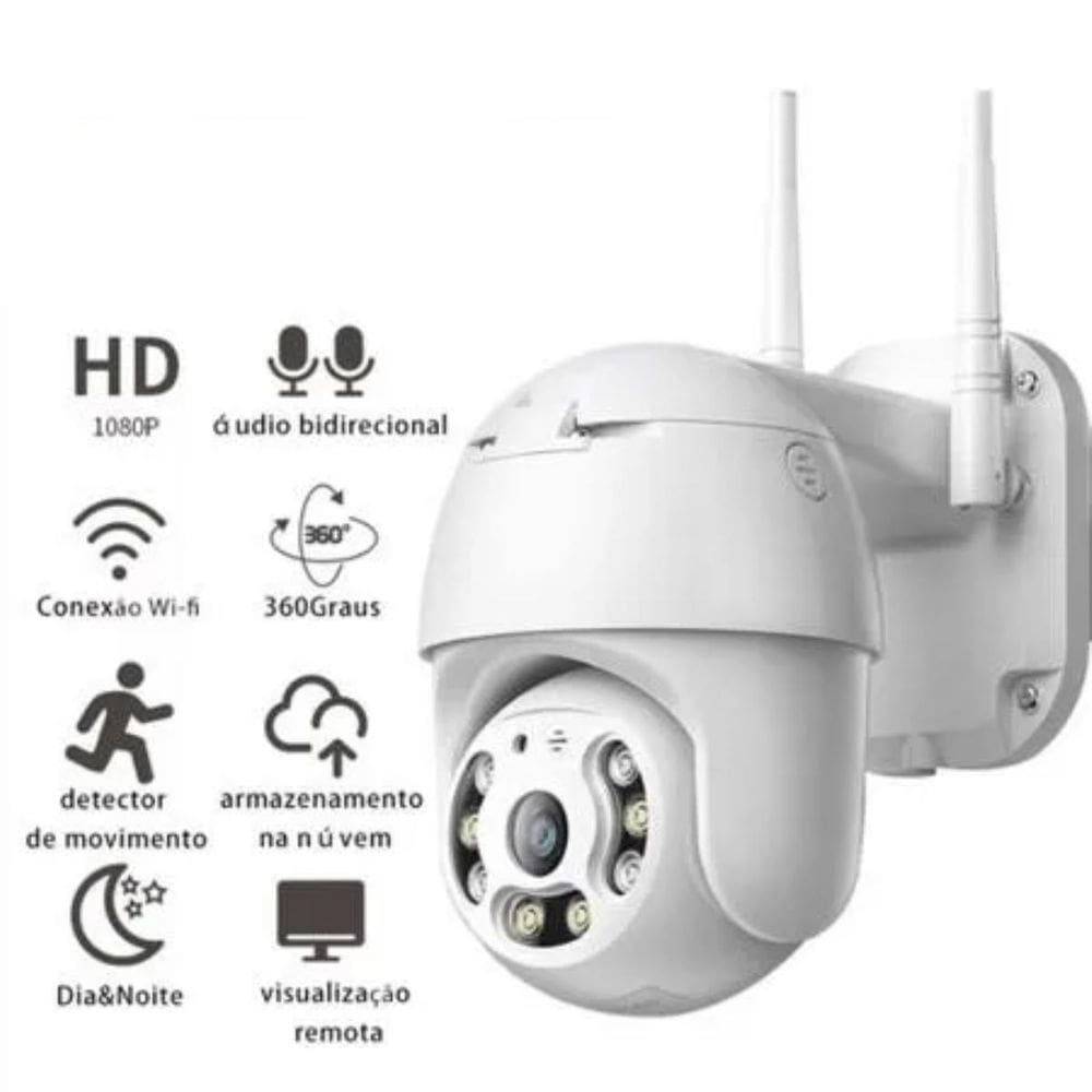 Câmera Wi-Fi Avançada E Compacta Comercial