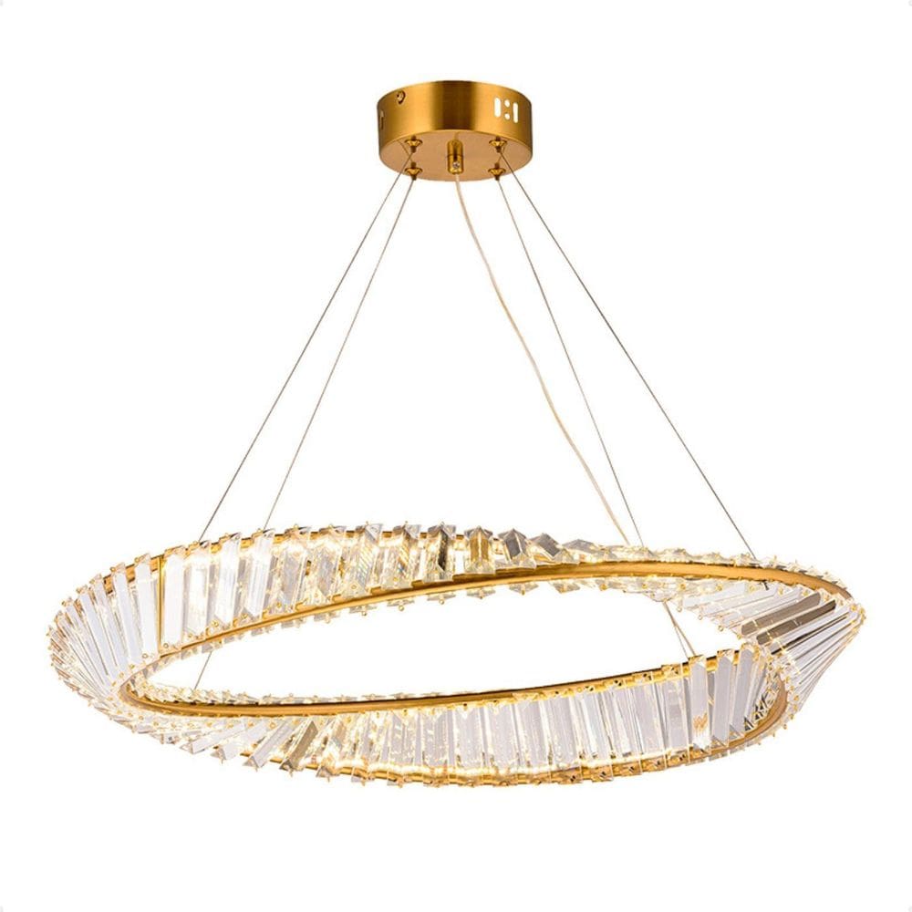 Pendente Led Moderno Taschibra Revolve 40Cm 3000K Quente