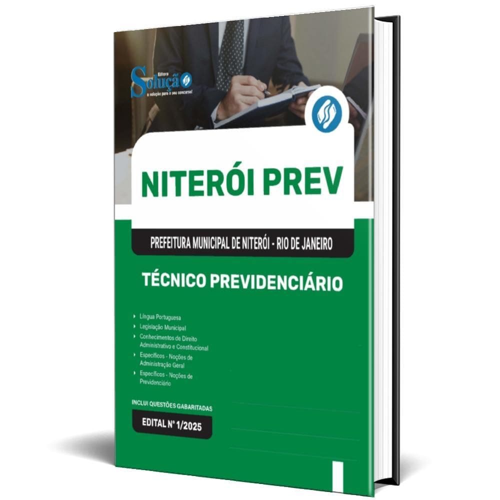 Apostila Niterói Prev Rj 2025 - Técnico Previdenciário