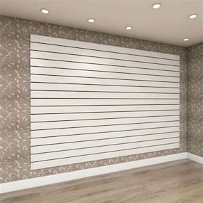 Painel Canaletado Expositor Branco 122X244Cm - Deep