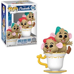 Funko Pop! Disney Cinderela Jaq e Tata na Xicara #1544