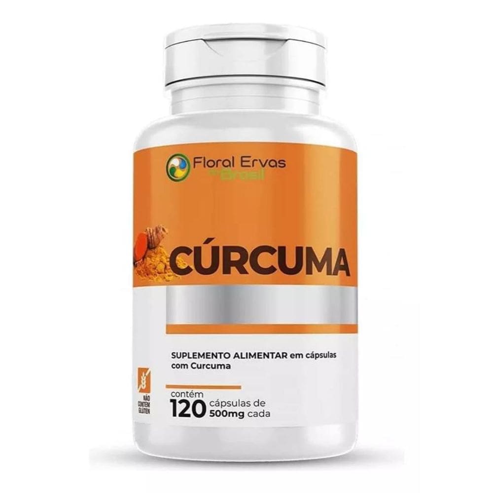 Cúrcuma 500mg 120 Cápsulas - Floral Ervas