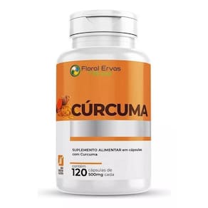 Cúrcuma 500mg 120 Cápsulas - Floral Ervas
