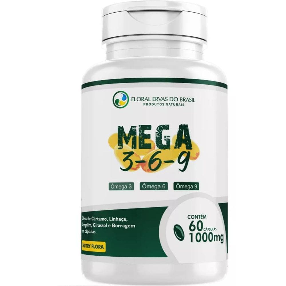Omega 3-6-9 1000mg 60 Cápsulas - Floral Ervas